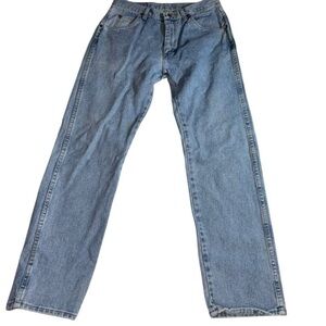 Wrangler 96501SL Men’s 31x32 Classic Straight Leg Blue Jeans Made USA Cowboy